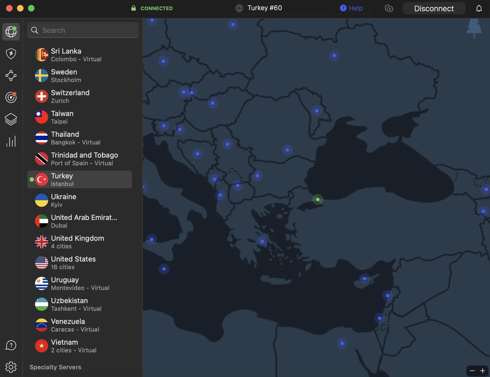 NordVPN Türkiye lokasyon VPN hizmetleri arasında gizlilik özellikleriyle ön plana çıkan güvenilir bir seçenek.