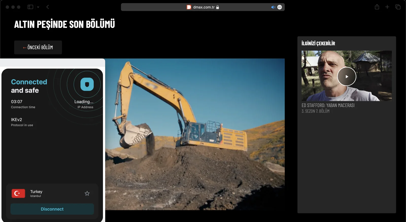 Surfshark Türkiye sunucularına bağlanarak DMAX'ı coğrafi kısıtlamalara takılmadan izleyebilirsin.