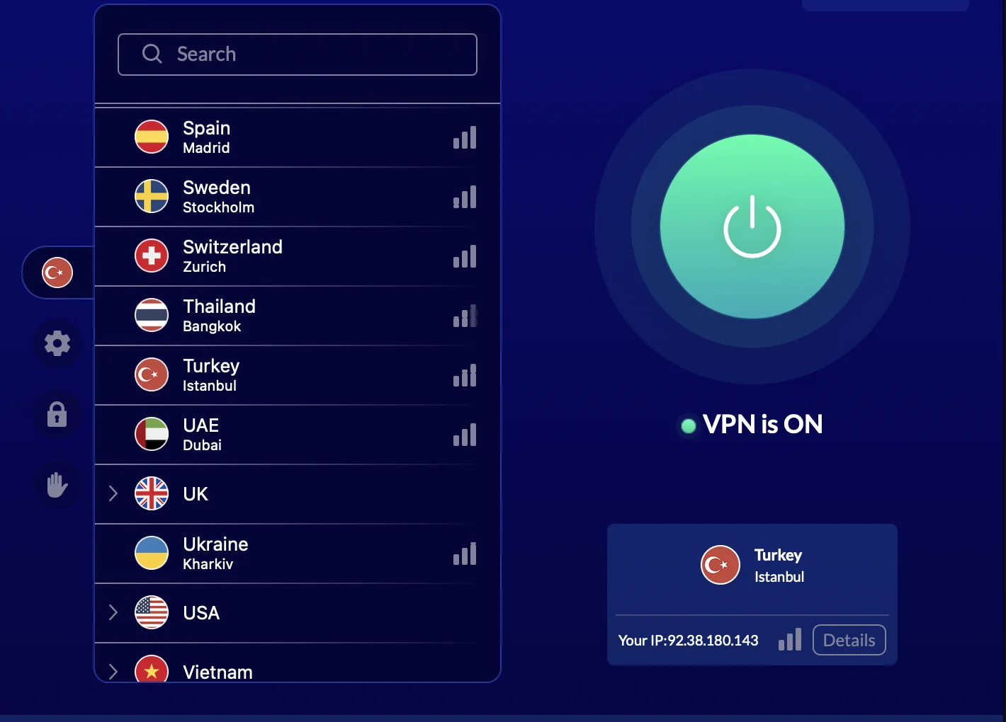 VeePN, Turkiye IP almak için kullanabileceğiniz hesaplı bir VPN hizmeti.
