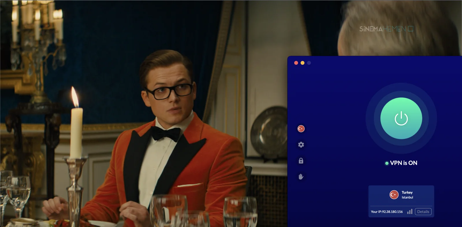 VeePN'in Türkiye sunucuları ile D-Smart Go'yu yurt dışından engelsiz olarak izleyebilirsin.